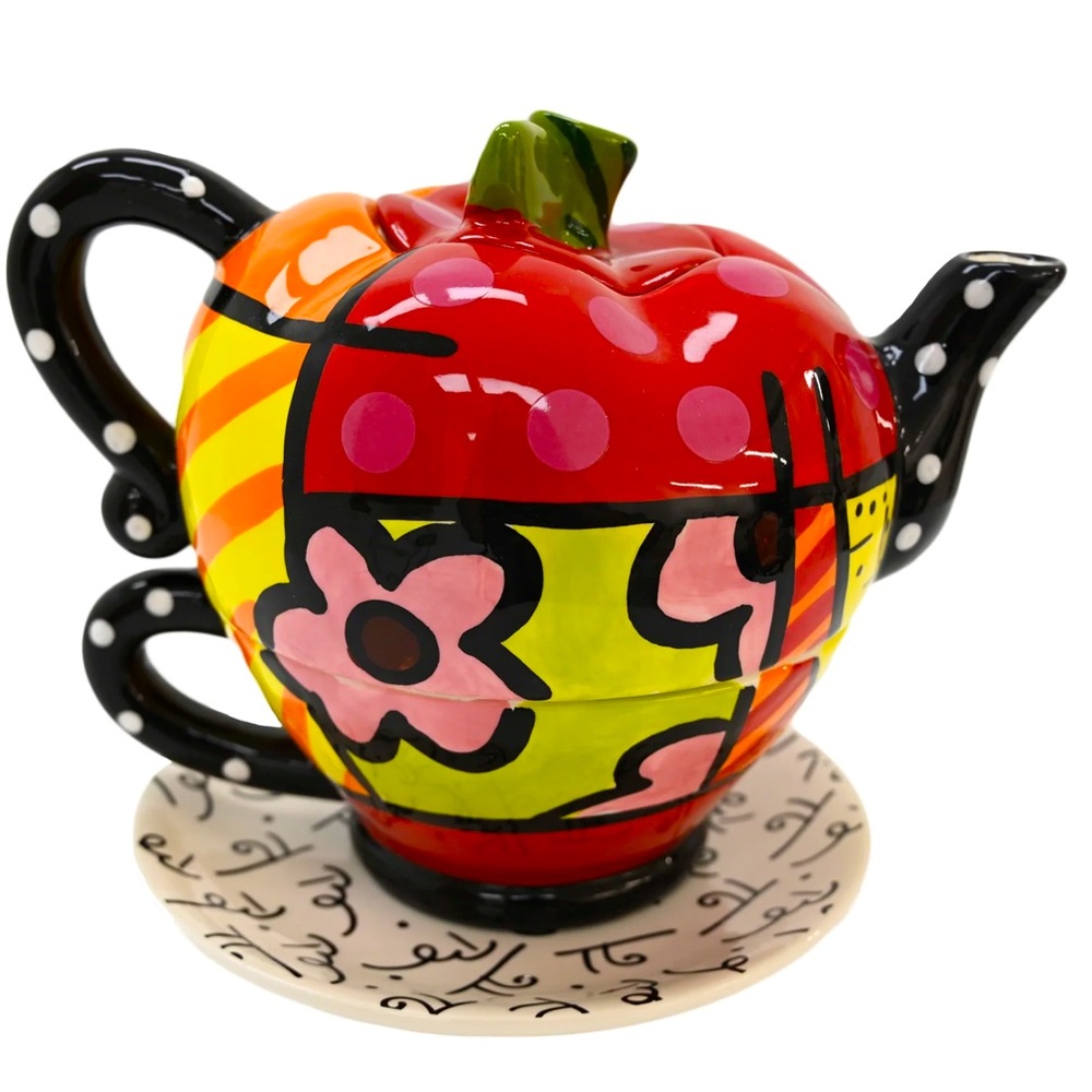 Romero Britto 🍎 Tea for One Set